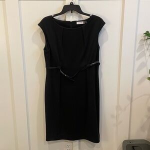 Calvin Klein Classic Black Midi Dress